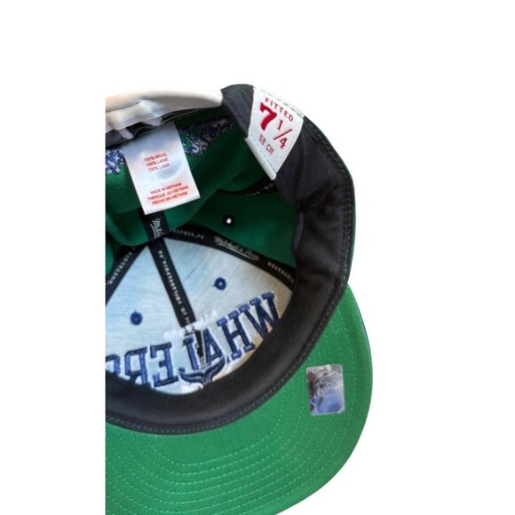 Mitchell Ness NHL Hockey Hartford Whalers Green Wool Fitted Hat Size  7 1/4 Cap - Picture 2 of 7